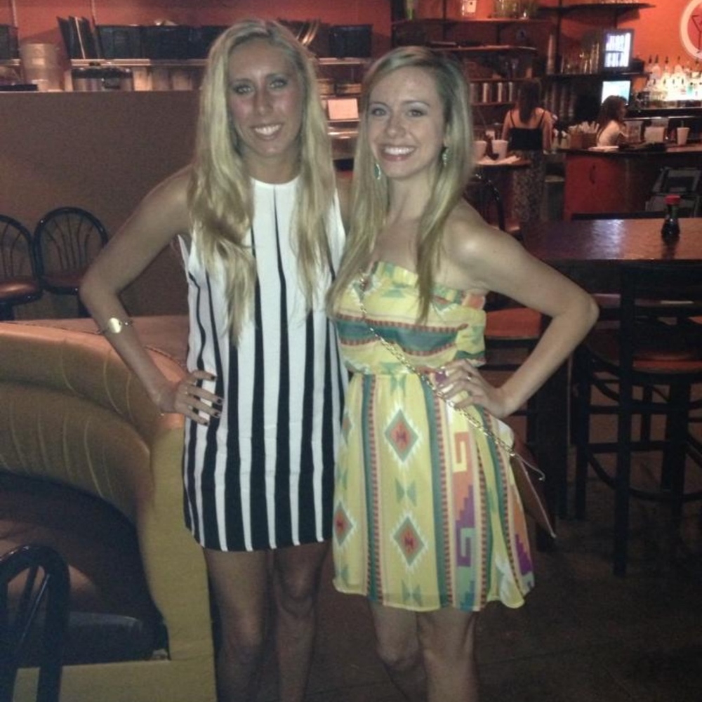 Black & White Motel Rocks Shift Dress